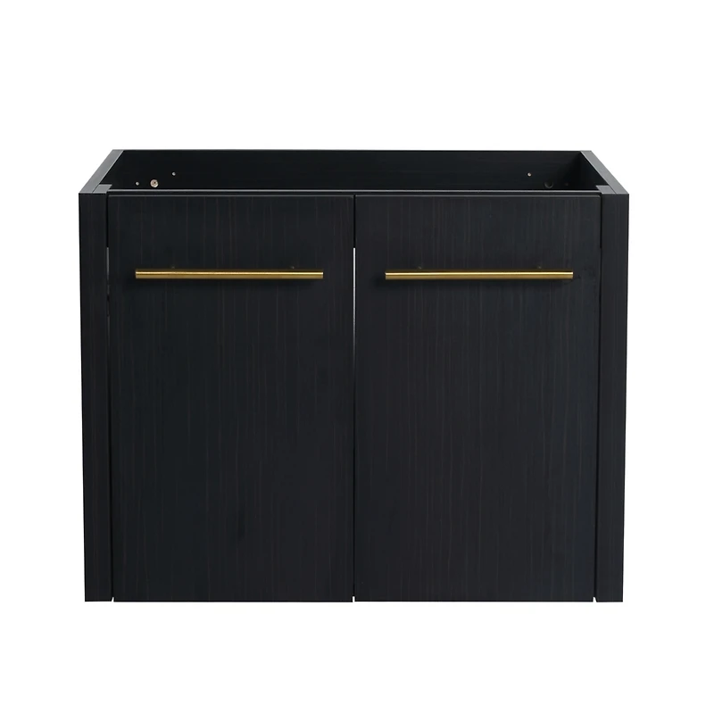 24 Inch Wall-mounted Bathroom Vanity (Only the Cabinet Body, No Top Sink