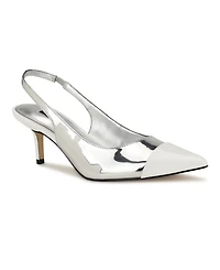 Nine West Women's Awaie Pointy Toe Dress Slingback Pumps