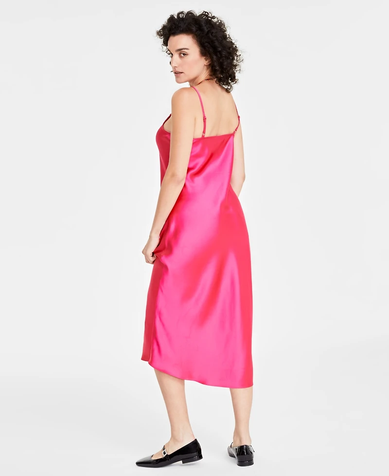 On 34th Women's Satin Midi Slipdress, Created for Macy's