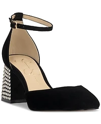 Jessica Simpson Women's Fulian Ankle-Strap Block-Heel Pumps