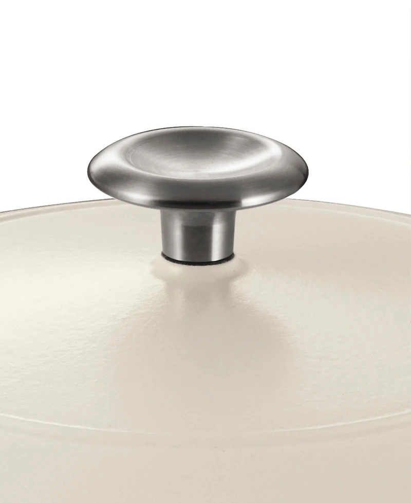 Tramontina Bestow 5.5-Quart Enameled Cast Iron Round Dutch Oven Pot with Lid