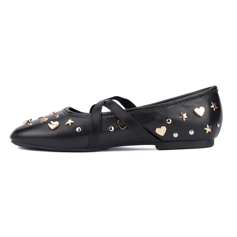 Olivia Miller Girls Atomic Vibe Ballet Flat