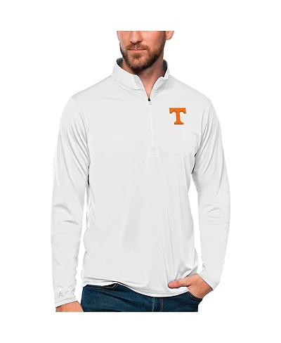 Antigua Men's White Tennessee Volunteers Tribute Quarter-Zip Top