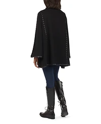 Patricia Nash Women's Hooded Sleeved Cape with Clasp