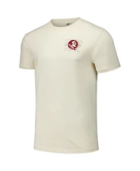 Image One Men's and Women's Natural Florida State Seminoles Hyper Local Statue Pattern T-Shirt