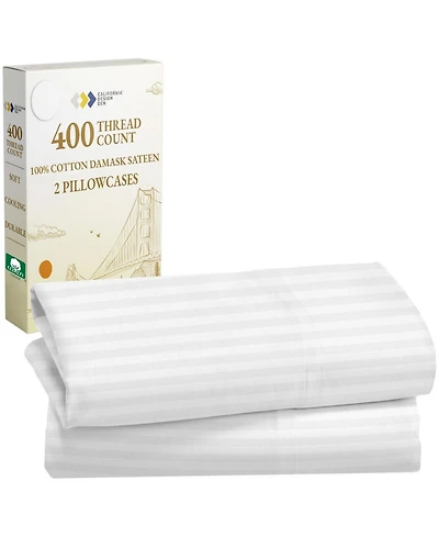 Standard / Queen Size Striped Pillowcase Set