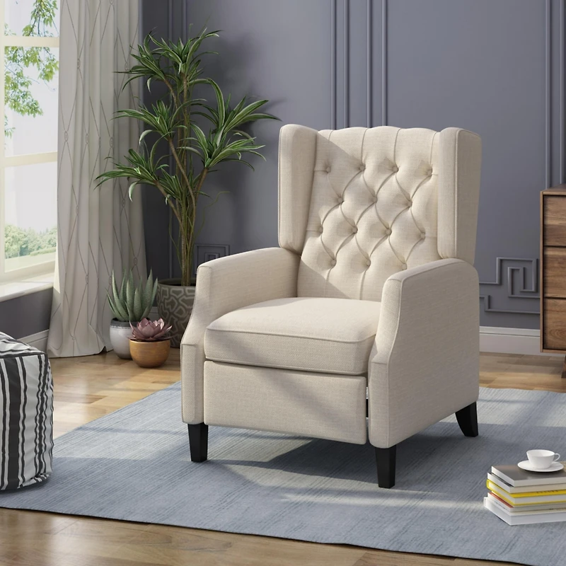 Streamdale Mid-Century Pushback Recliner for Hollywood Style Living