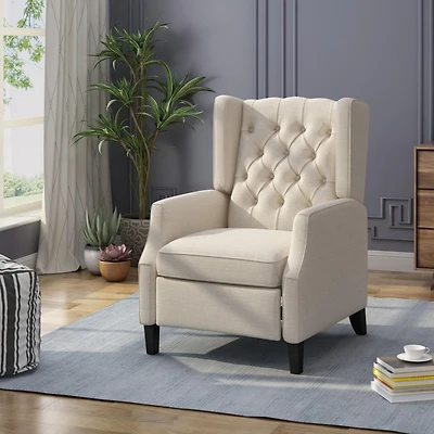 Streamdale Mid-Century Pushback Recliner for Hollywood Style Living
