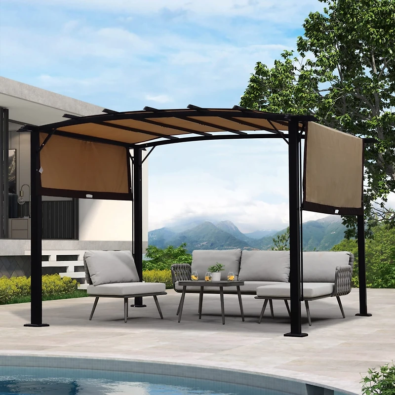 Streamdale Xxl Retractable Canopy Gazebo