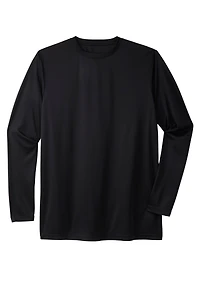 KingSize Big & Tall No Sweat Long-Sleeve Crewneck Tee
