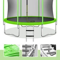 Streamdale 10ft Outdoor Trampoline with Safety Enclosure