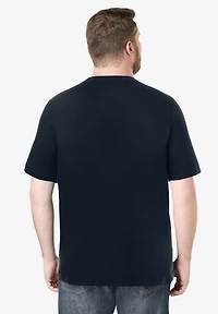 Boulder Creek Big & Tall by KingSize Heavyweight Jersey Crewneck T-Shirt