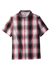 KingSize Big & Tall Check Short-Sleeve Sport Shirt