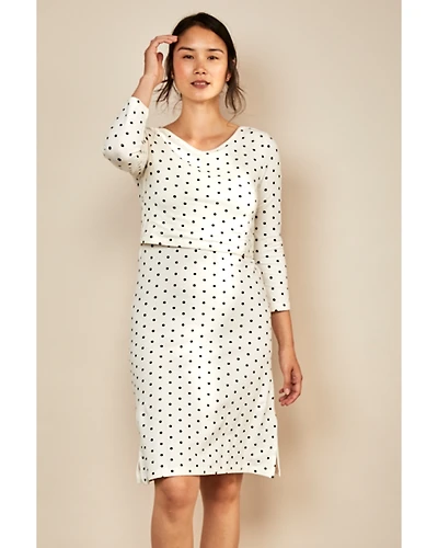 Bshirt Womens 3/4 Sleeve Nursing Dress