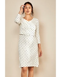 Bshirt Womens 3/4 Sleeve Nursing Dress