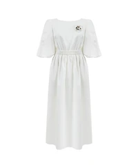 Nocturne Women's Balloon Sleeve Maxi Dress