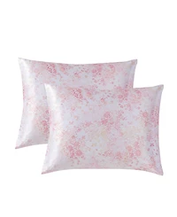 Betsey Johnson Butterfly Garden Satin 3 Piece Duvet Cover Set