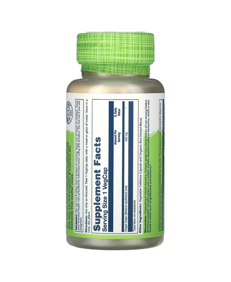 Solaray True Herbs Oregon Grape 400 mg