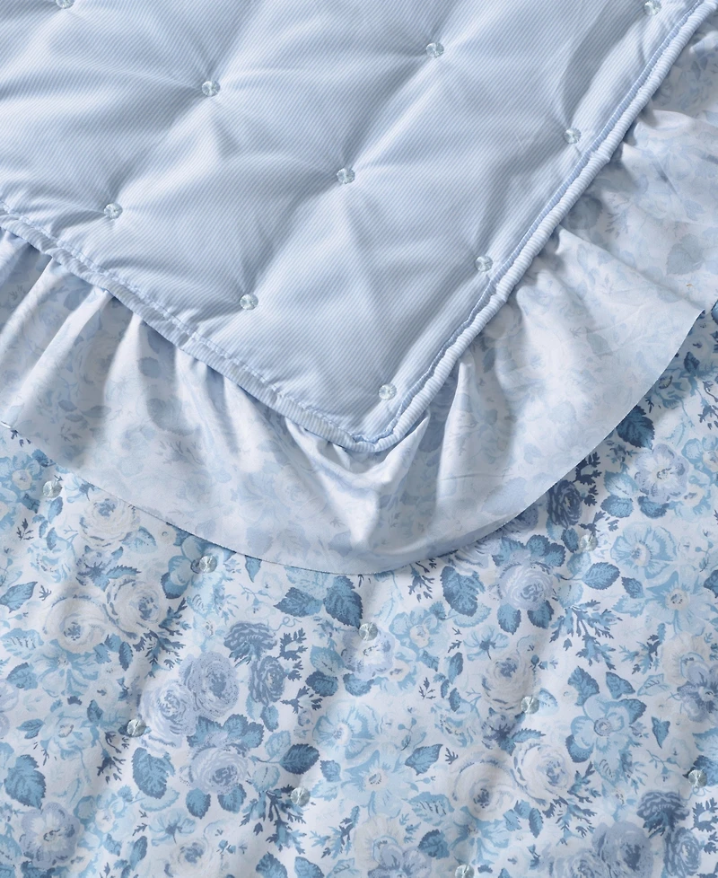 Laura Ashley Quartet Dot 2 Piece Quilt Set, Twin