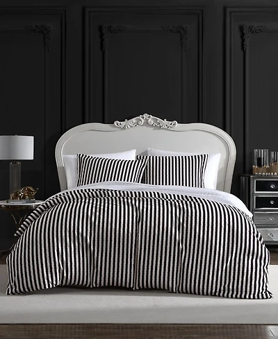 Betsey Johnson Wonderland Stripe Piece Duvet Cover Set