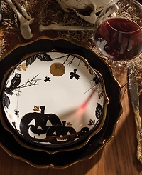 Lenox Vintage Halloween Haunted Assorted Accent Plates, Set of 4