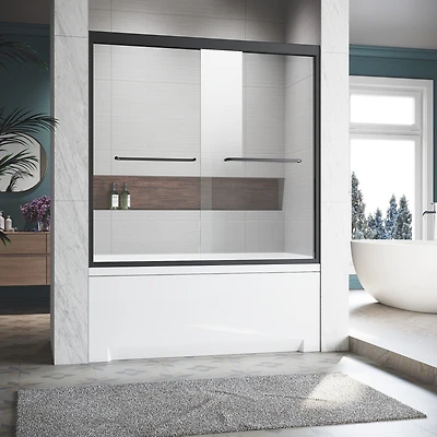 Streamdale Tempered Glass Walk-In Shower Door (56-60" x 62")