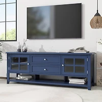 Streamdale Modern Entertainment Center with Storage