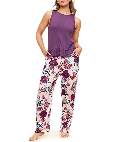 Adore Me Women's Aerys Pajama Tank & Pants Set