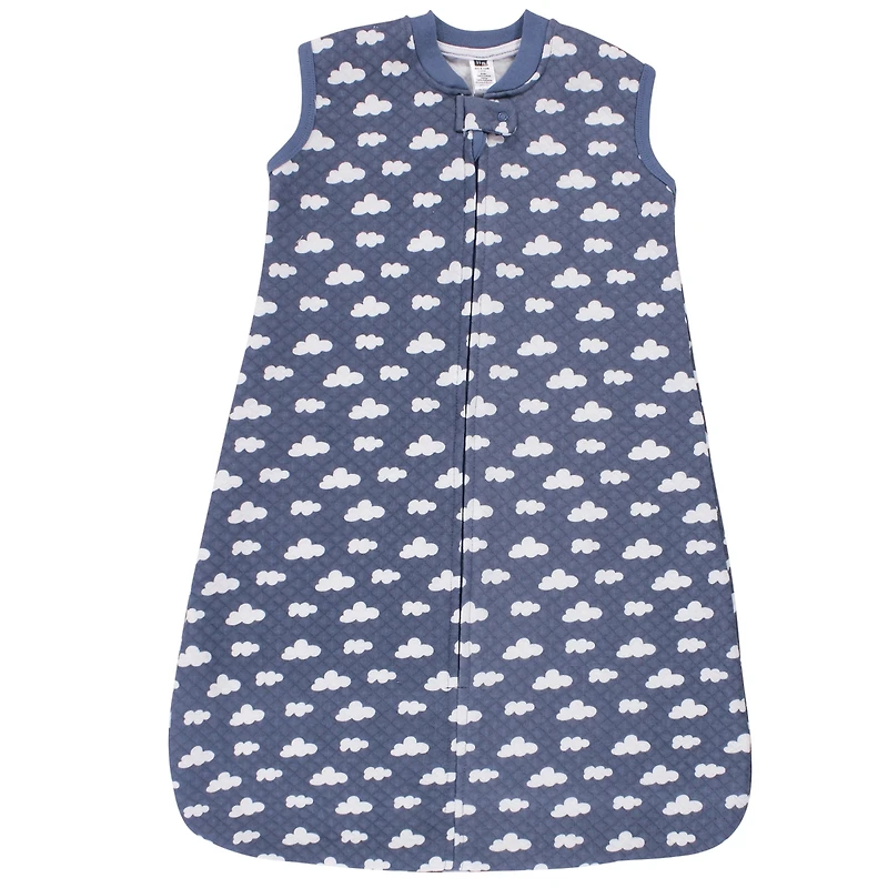 Hudson Baby Boys Premium Quilted Sleeveless Wearable Sleep Sack