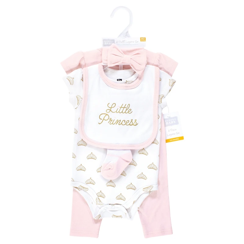 Hudson Baby Girls Cotton Wardrobe Essentials