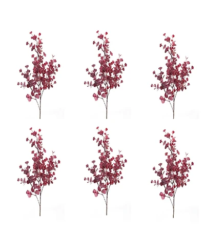 Slickblue Set of 6 Fall Eucalyptus Leaf Sprays for Seasonal Decor