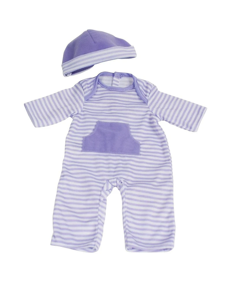 Jc Toys Outfits with Matching Hat for Dolls 14"-16" - Set of 4