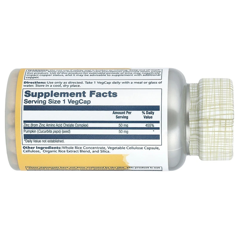 Solaray Zinc 50 mg