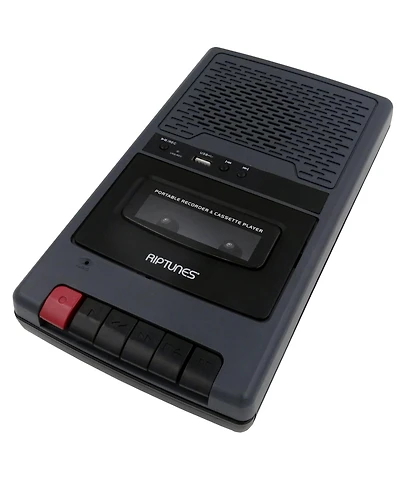 Riptunes Cassette Player and Recorder, Usb Playback, Converts to