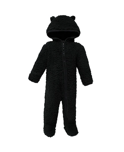 Hudson Baby Boys Unisex Sherpa Sleep and Play