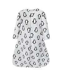 Hudson Baby Baby Boys Hudson Unisex Flannel Sleep Sack with Plush Full-Arm Coverage