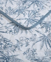 Closeout! Tommy Bahama Home Pen And Ink Reversible 3 Piece Quilt Set, King