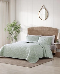 Closeout! Tommy Bahama Home Pineapple Bloom Reversible 2 Piece Quilt Set, Twin
