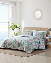Closeout! Tommy Bahama Home Island Orchid Reversible Piece Quilt Set