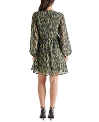 Steve Madden Women's Rami Leopard-Print Mini Dress