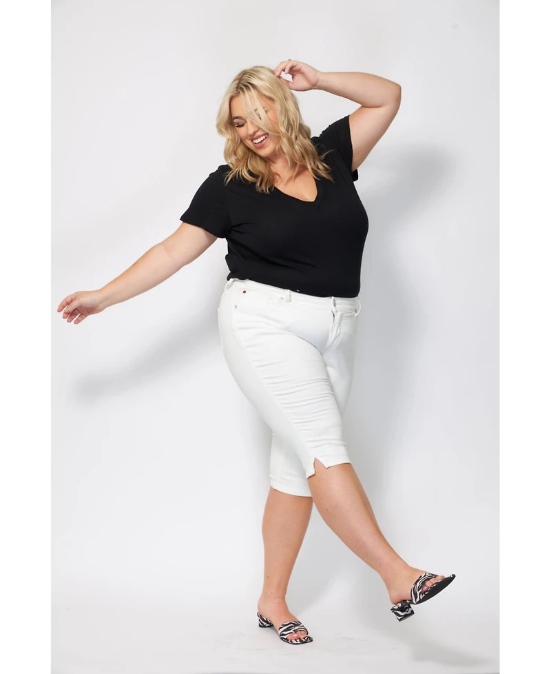 Slink Jeans Plus Clean Hem Pirate