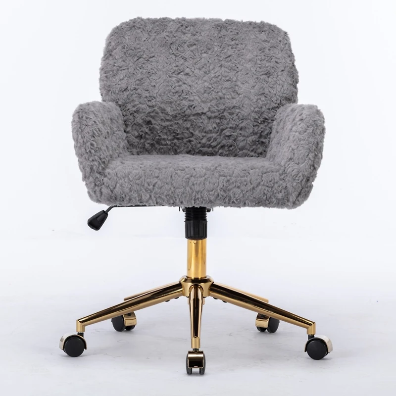 Simplie Fun Comforting Reclining Gaming Chair with Artificial Alpaca Wool