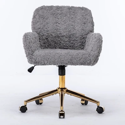 Simplie Fun Comforting Reclining Gaming Chair with Artificial Alpaca Wool