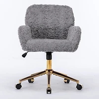 Simplie Fun Comforting Reclining Gaming Chair with Artificial Alpaca Wool