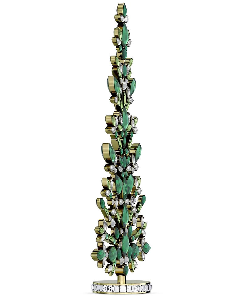 Swarovski Crystal Green-Accent Tree Figurine