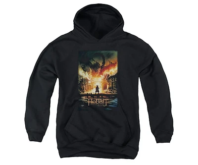 Hobbit Youth Smaug Poster Pull Over Hoodie / Hooded Sweatshirt