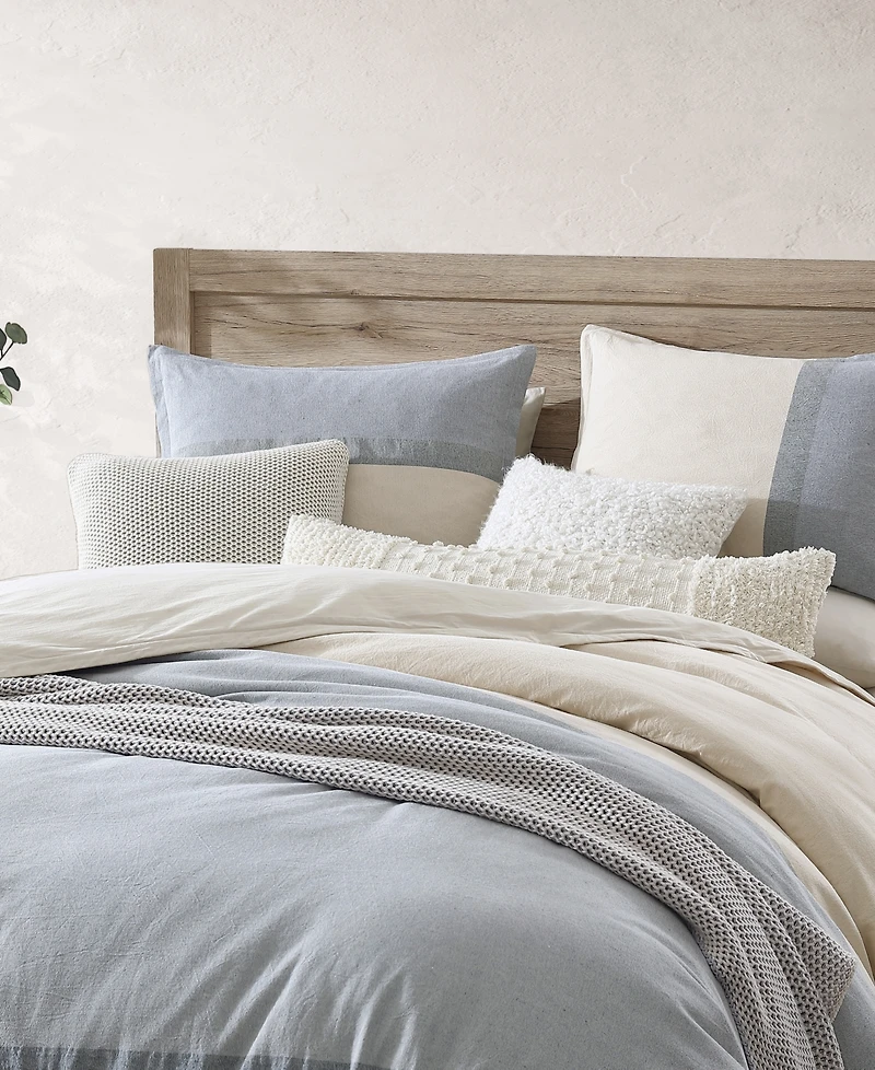 Dkny Pure Colorblock 3-Pc. Duvet Cover Set, King