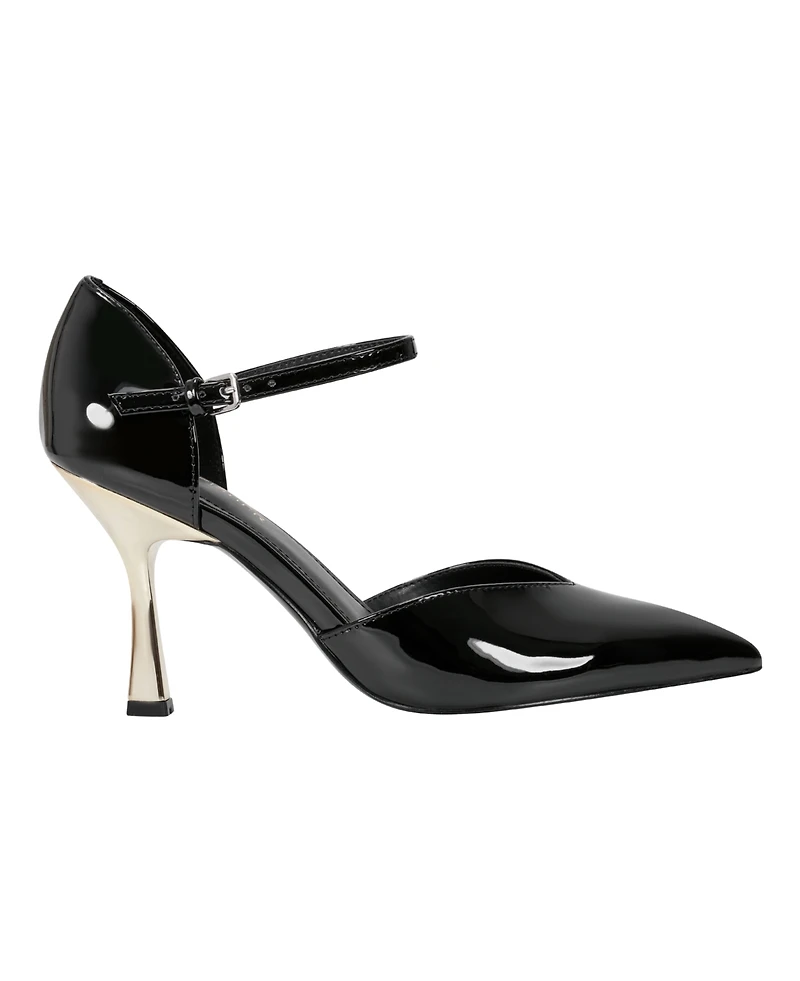 Marc Fisher Women's Haben Two-Piece Tapered Heel Pumps