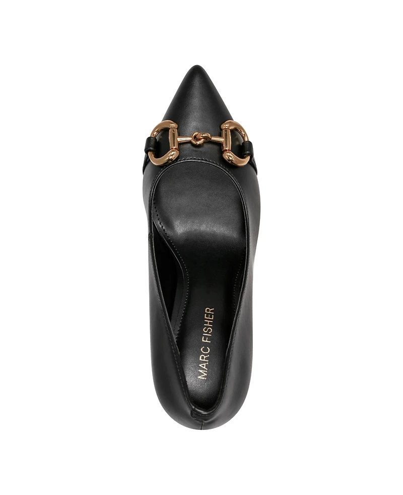 Marc Fisher Women's Gruff Bit High Block Heel Pumps