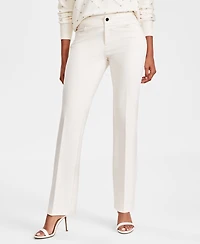 Anne Klein Petite Mid-Rise Bootcut Pants